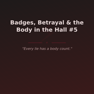 Badges, Betrayal & the Body in the Hall #5