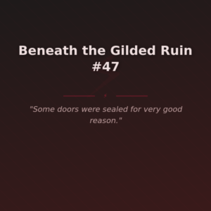 Beneath the Gilded Ruin #47