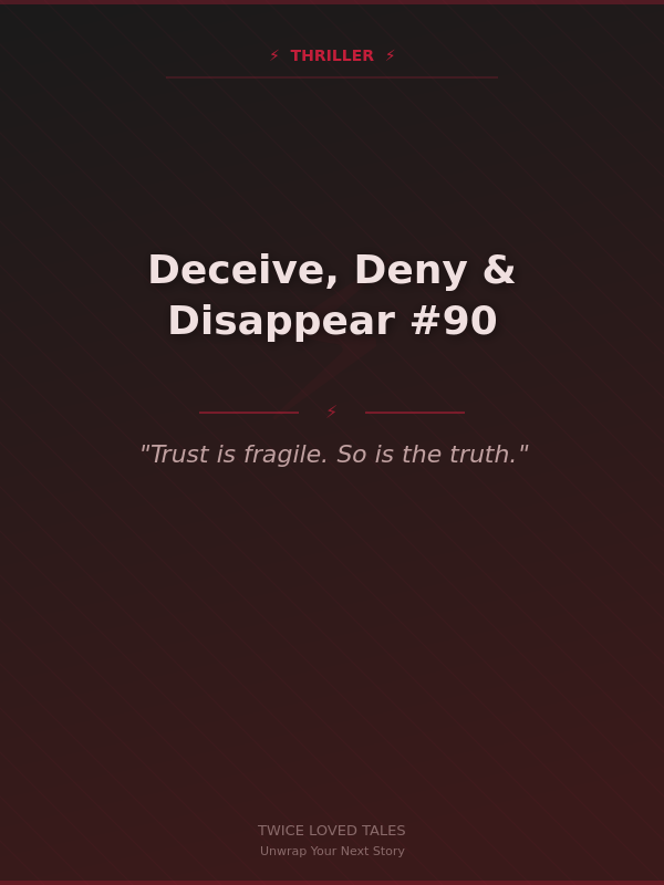 Deceive, Deny & Disappear #90