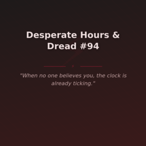 Desperate Hours & Dread #94
