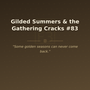 Gilded Summers & the Gathering Cracks #83