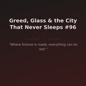 Greed, Glass & the City That Never Sleeps #96