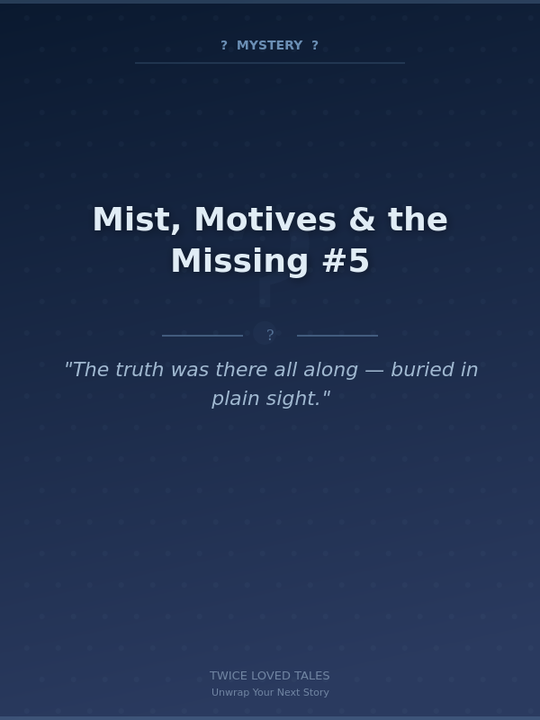Mist, Motives & the Missing #5