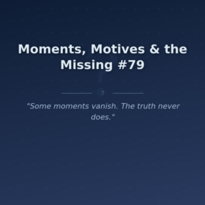Moments, Motives & the Missing #79