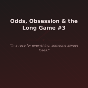 Odds, Obsession & the Long Game #3