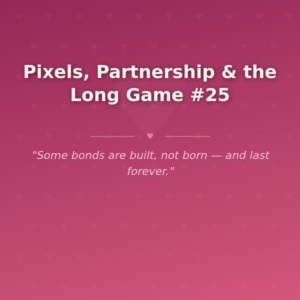 Pixels, Partnership & the Long Game #25