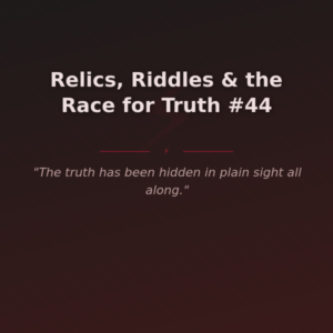 Relics, Riddles & the Race for Truth #44