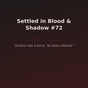 Settled in Blood & Shadow #72