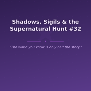 Shadows, Sigils & the Supernatural Hunt #32