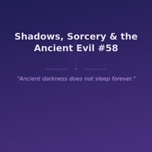 Shadows, Sorcery & the Ancient Evil #58
