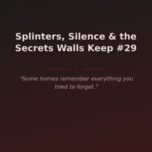 Splinters, Silence & the Secrets Walls Keep #29