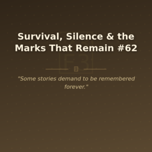 Survival, Silence & the Marks That Remain #62