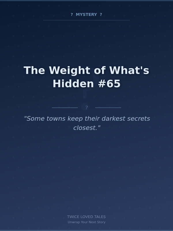 The Weight of What's Hidden #65