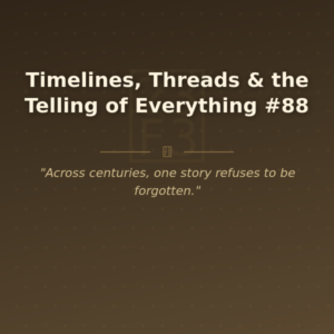 Timelines, Threads & the Telling of Everything #88