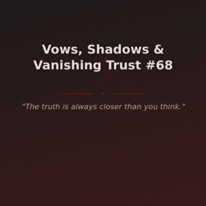 Vows, Shadows & Vanishing Trust #68