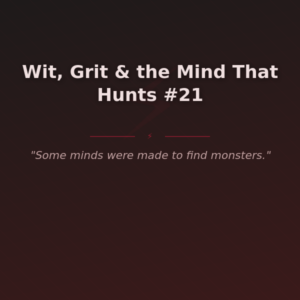 Wit, Grit & the Mind That Hunts #21