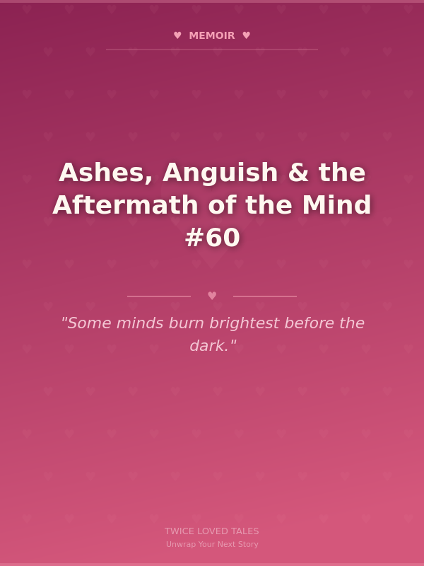 Ashes, Anguish & the Aftermath of the Mind #60