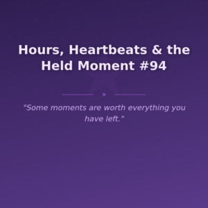 Hours, Heartbeats & the Held Moment #94