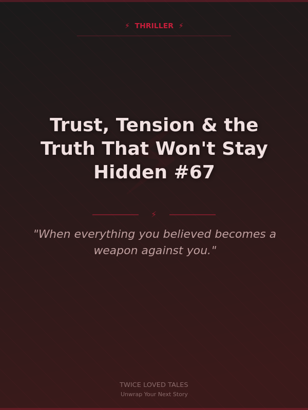 Trust, Tension & the Truth That Won't Stay Hidden #67