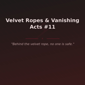 Velvet Ropes & Vanishing Acts #11